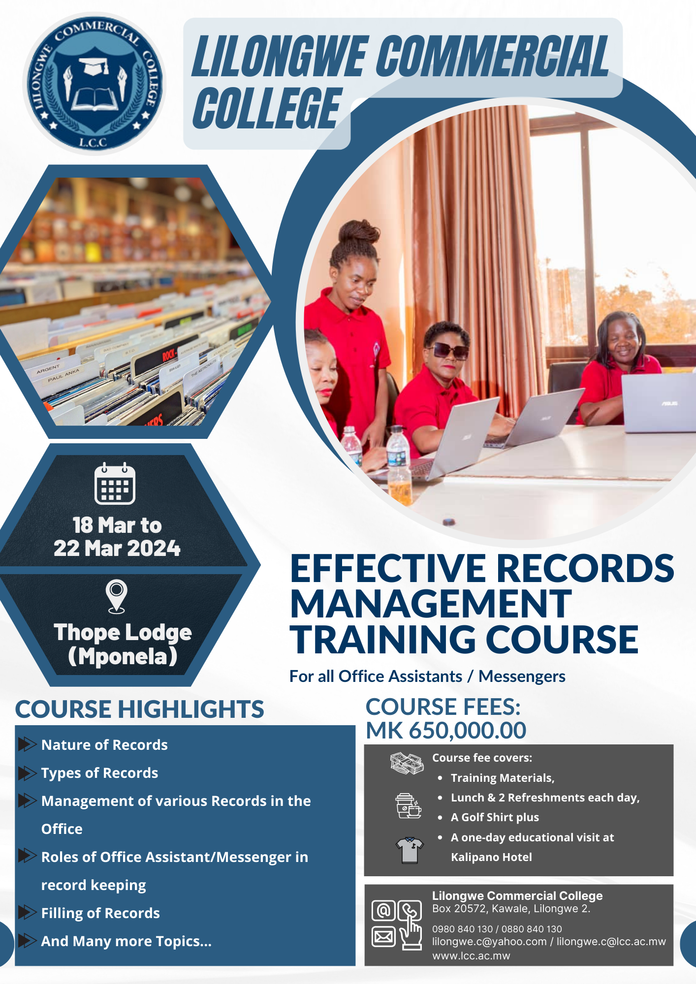 Effective Records Management Training Course for all Office Assistants / Messengers