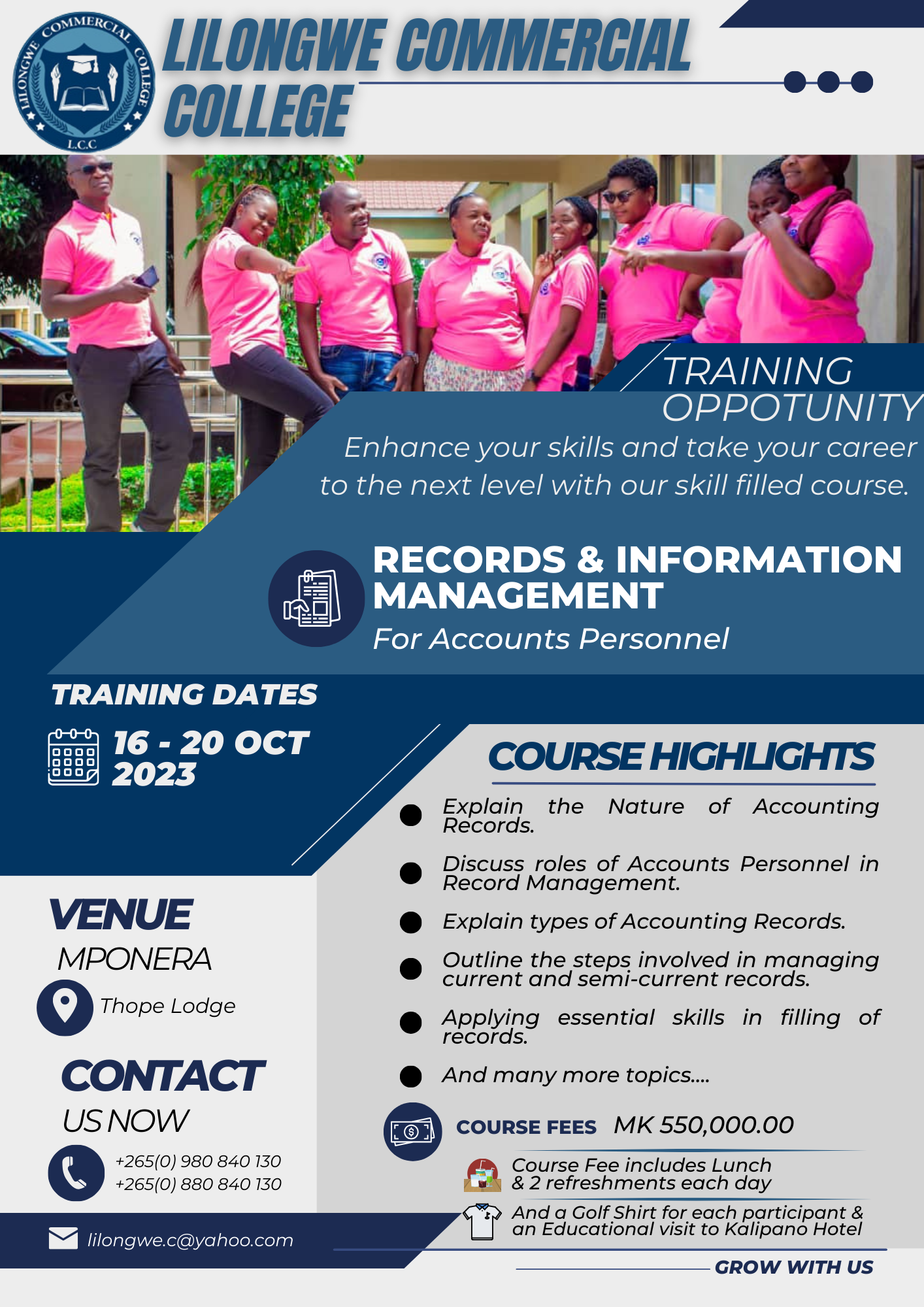 Records and Information Management for Accounts Personnel